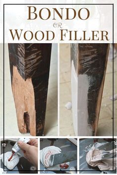 how to make a wood filler for furniture