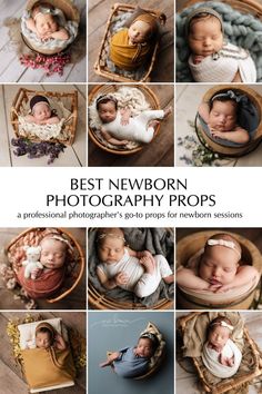 A professional photographer's favorite props to use for newborn baby photography sessions.  Put a baby in a bucket, a basket, or a bed for their photoshoot. Serving Fairfield County, CT and Westchester County, NY. Newborn Photo Must Haves, How To Set Up Newborn Photoshoot, How To Do Newborn Photography, Newborn Photo Shoot Props, Classy Newborn Photography, Props For Newborn Pictures, Newborn Photography Prop Ideas, Newborn Photo Set Up, Diy Newborn Photo Ideas