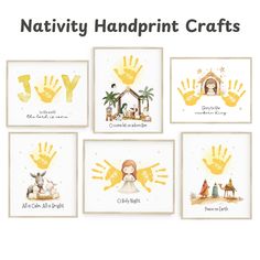 nativity handprint crafts for kids