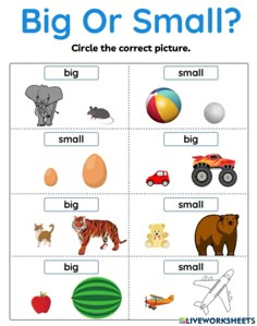 a worksheet with words and pictures for children to learn