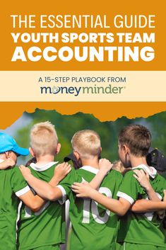 the essential guide to youth sports team accounting by money minder - book cover