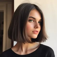 The 40 Trendiest Chin Length Haircut ideas of 2024 Chin Length Haircut, Chin Length, Chocolate Hair, Polished Hair, Sleek Bob, American Beauty, Long Bob, Haircut Ideas