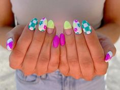 Disneyland Nails, Preppy Nails, Teen Nails, Mani Ideas, Nail Board, Wow Nails, Hard Nails, Broken Nails, Gel Nails Diy