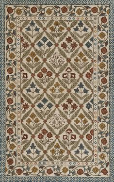 Momeni Cotswold COT-1 Traditional / Oriental Area Rugs | Rugs Direct Indian Traditional Pattern, Indian Textile Patterns, Block Print Pattern Design, Desi Patterns, Indian Fabric Prints, Rug Layouts, Desi Collage, Indian Textile Prints, Traditional Indian Prints