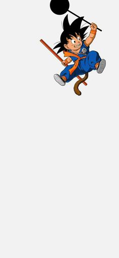 an image of a cartoon character flying through the air with a baseball bat in his hand