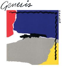 an abstract painting with the word gensis on it