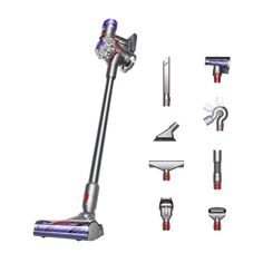 several different types of vacuums and attachments