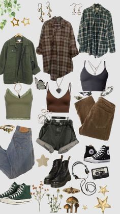 Look Grunge, Mode Hippie, Earthy Outfits, Clothes And Shoes, Swaggy Outfits, Hippie Outfits, 가을 패션, Really Cute Outfits, Mode Vintage