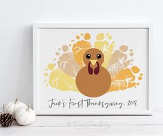 a turkey is shown with the words take first thanksgiving 2012