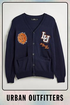 Lincoln University UO Exclusive varsity cardigan from our limited-edition Lincoln University merch collection. Classic collegiate cardigan sweater with a v-neck and button front. Lincoln University details at the front and back. Lincoln University is the nation’s first degree-granting HBCU, and with this exclusive merch drop, UO has committed to a donation to the school. Find this cardigan only at Urban Outfitters. Features Lincoln University UO Exclusive varsity cardigan Part of our exclusive L Cotton V-neck Sweater For College, Collegiate Cardigan For College In Fall, Collegiate Fall Cardigan For College, Fall Collegiate Style College Cardigan, Collegiate Style Cardigan For Fall College Season, Collegiate Style Fall Cardigan For College, Varsity Style Cardigan For College In Winter, Varsity Cardigan For Winter College Season, Varsity Style Winter Cardigan For College