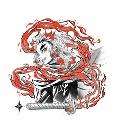 Demon Slayer Tattoo Ideas Rengoku, Demon Slayer Tattoo Rengoku, Tanjiro Tattoo Ideas, Rengoku Tattoo Ideas, Chester Mcbadbat, Demon Slayer Tattoo Ideas, Kakashi Tattoo, Slayer Tattoo, Cute Finger Tattoos