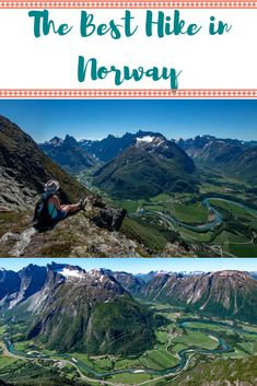 the best hike in norway with text overlay