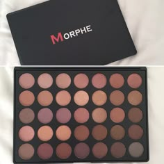 My new Morphe palette! 35T! It looks so pretty! Can't wait to start using it! Morphe 35t, Koleksi Makeup, Penyimpanan Makeup, Taupe Eyeshadow, Best Eyeshadow Palette, Morphe Palette