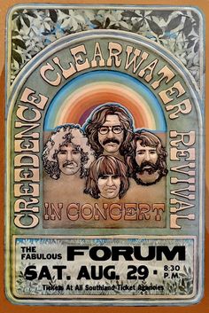 an old concert poster for the grateful band