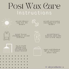 Waxing Tips For Estheticians, After Care Waxing, What To Apply After Waxing, Brow Wax Aftercare, Waxing Room Aesthetic, How To Wax Properly, Eyebrow Waxing Tips, Waxing Aftercare Tips, Post Waxing Care Tips