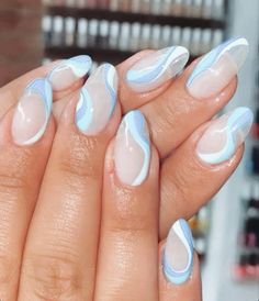 Unghie Sfumate, Her Nails, Casual Nails, Simple Acrylic Nails, Cute Gel Nails, Acrylic Nails Coffin Short, Summer Acrylic Nails