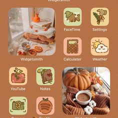 an image of thanksgiving treats on the app store's home screen, including cookies and pumpkins