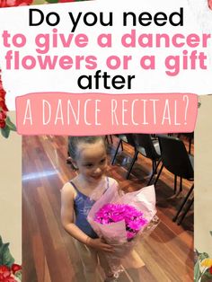 Do you need to give a dancer flowers or a gift after a dance recital? Non Flower Bouquets, Dance Parents, Performance Gift, Dance Team Gifts, Dance Recital Gifts, Toddler Dance, Ballet Recital, Instead Of Flowers, Giving Flowers