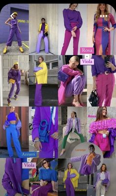 Bright Wardrobe, Bright Colored Outfits, Color Outfits, Nyc Style