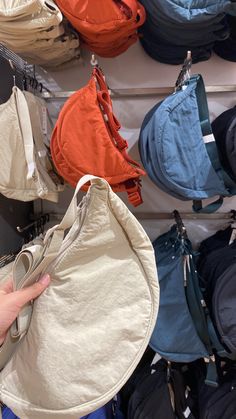 Dumpling Sling Bag, Dumpling Bag Aesthetic, Uniqlo Dumpling Bag Outfit, Uniqlo Dumpling Bag, Cross Body Bag Aesthetic, Uniqlo Sling Bag, Dumpling Bag Outfit, Uniqlo Bag, Over Shoulder Bag