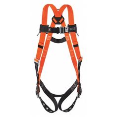 The Titan Non-Stretch Full Body Safety Harness is an affordable fall protection solution for the general construction, manufacturing, oil and gas (refinery) markets. The Hi-Viz color webbing improves worker safety, as do the pull-free lanyard rings. This full body harness includes has several improved comfort features including easier vertical adjustability, lighter padding for optimal airflow, and a non-slip back D-ring pad that keeps the D-ring in place. The self-contained label pack encapsulates labels to minimize damage and loss, and the oversized ID tags allow easy safety harness identification. This Miller fall protection equipment meets all applicable OSHA, ANSI and CSA requirements. Color: Multicolor. Harness Style, Full Body Harness, Climbing Harness, Safety Harness, Leg Straps, Style Vest, Chest Strap, Body Harness, Vest Fashion