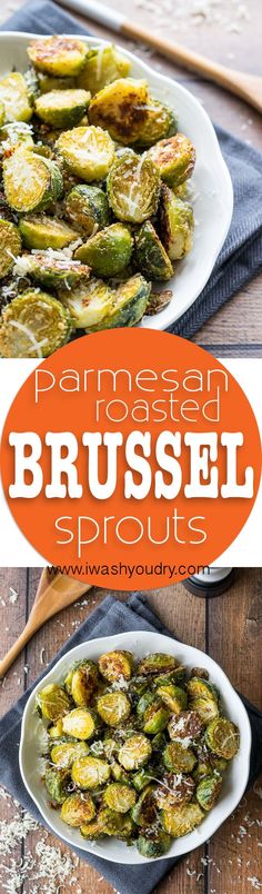 an image of brussel sprouts with parmesan cheese