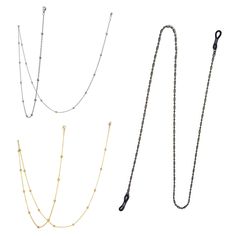 PRICES MAY VARY. Package Content:3 pieces of eyeglass chains with different styles and colors, 2 pairs of anti-slip loops and metal spring chain for glasses Eyeglass chains women Eyeglass chains men Glasses holder strap Glasses strap Eye glasses chain for women Eyeglass strap for women Metal eyeglass chains glasses necklace for women Perfect Size & Adjustable Rubbers :The length of glasses lanyard measures appropriately 29.5 inches(75cm). The glasses accessories both ends have adjustable loops w Chains Men, Chain For Glasses, Chains Women, Glasses Necklace, Glasses Lanyard, Eyeglass Chains, Eyewear Chain, Eyeglass Strap, Eyeglass Necklace