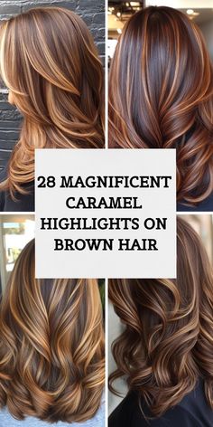 Discover 28 stunning caramel highlights on brown hair ideas that add warmth and depth to your locks. These caramel highlights perfectly complement brown hair, offering a blend of rich tones and sun-kissed accents. Find the perfect caramel highlight style to enhance your brown hair and achieve a radiant, multi-dimensional look. Easy To Maintain Highlights, Blended Highlights And Lowlights Brown, Chocolate Brown Balayage Caramel, Dark Caramel Balayage, Caramel Highlights On Brown Hair, Caramel Hair Highlights, Reddish Brown Hair Color, Highlights On Brown Hair, Brown Hair Trends