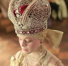 Indian Invitation, Indian Invitation Cards, Indian Invitations, Royal Crowns, Russian Culture, Elle Fanning, Period Dramas, Fantasy Fashion, Anime Scenery