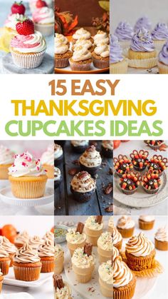 15 easy thanksgiving cupcakes ideas