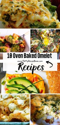 We share a few baked omelet recipe ideas to create for breakfast or other meals for the family, some have vegetables in and others meats as well, all made with egg and cheese. Egg Oven Recipes, Omelets For A Crowd, Omlet Casserole Oven Baked, Oven Baked Omelette Recipe, Baked Eggs Oven, Oven Omelette Recipe Breakfast Casserole, Ham And Cheese Omelette Recipe Oven Baked, Oven Omelette Recipe, Baked Omelette Recipe