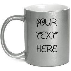 PRICES MAY VARY. Custom Coffee Mugs - personalized text with your name or a quote, for a one of a kind keepsake! An ideal gift for your beloved friends, relative, family members and more. You can gift these custom text mugs as a house warming present on occasions like christmas, birthdays, Mother's Day, Father's Day, Gift for grandma. Custom Coffee Mugs - personalized text with your name or a quote, for a one of a kind keepsake! An ideal gift for your beloved friends, relative, family members an How To Personalize Coffee Mugs, Personalized Coffee Mugs For Men, Customised Mugs For Him, Personalized Coffee Mugs Bulk, Personalized Photo Mugs, Personalized Coffee Mugs, Custom Coffee, Gold Shimmer, White Gift Boxes