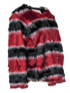 Go over-the-top in this extravagant coat from Rachel Roy! A colorful faux fur design makes this piece both stylish and great for the planet. Perfect for going couture in a conscious way. Transform into the ultimate club queen when you pair this with leather leggings and sky high stilettos. Size 0X Shell: 85% Polyester, 15% Spandex Lining: 95% Polyester, 5% Spandex Front single clasp closure Lined Open pockets on front of waist Faux fur design Shoulder to shoulder 17" Bust 42" Waist 44" Sleeve le High Stilettos, Fur Design, Ribbed Knit Dress, Winter Fits, Rachel Roy, Body Dress, Sky High, Dream Clothes, Faux Fur Coat