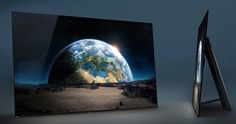 an advertisement for sony's new ole tv, the bravia oled is now available