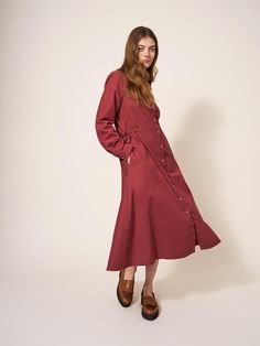 Cord. It's the fabric of autumn. Sitting in cosy pubs. Kicking crispy leaves. Pretending to not be excited about pumpkin carving. Shirt Midi Dress, Cord Shirt, Cord Ties, White Stuff, Midi Shirt Dress, White Shirt Dress, Home Tech, Fashion Furniture, Shirt Styles