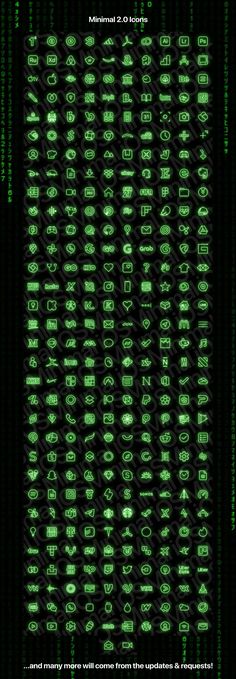 the back side of a computer screen with numbers and symbols in green on black background