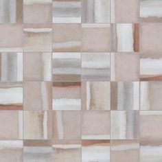 an abstract tile pattern with different shades of gray, beige and white colors on it