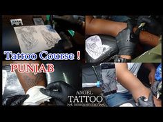 the tattoo course is going on at angel tattoo studio