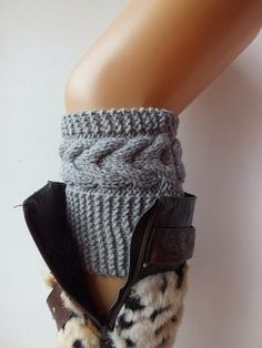 Artes da Sô : Boot cuffs Legwarmers Boots, Knit Boot Cuffs, Crochet Boot Cuff, Knitted Leg Warmers