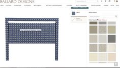 an image of a bed frame with different patterns on the top and bottom, as well as text