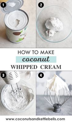 how to make coconut whipped cream