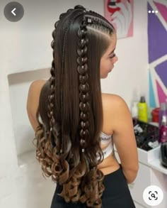 Hairstyle Examples, Rave Hair, Hairdos For Curly Hair, Hair Stylist Life, Hairdo For Long Hair, Easy Hairstyles For Long Hair, Braids For Long Hair, Elegant Hairstyles