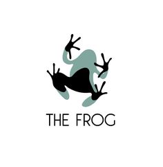 the frog logo on a white background