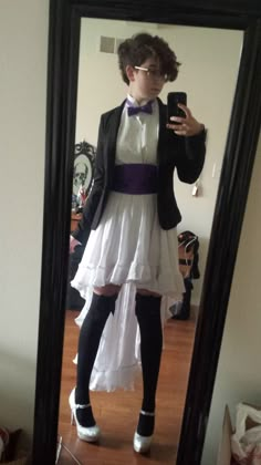 Non Binary Outfits, Enby Fashion, Non Binary Fashion, Tux Dress, Androgynous Outfits, Gender Fluid Fashion, Queer Fashion, Tuxedo Dress, Non Binary