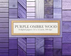 the purple ombre wood background is made up of many different colors and sizes, including one