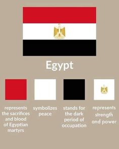 Egyptian flag 🇪🇬 Egyptian Aesthetic Ancient Egypt, Ancient Egypt Aesthetic, Egyptian Flag, Egyptian Aesthetic, Egypt Poster, Egypt Project, Life In Egypt, Egypt Flag