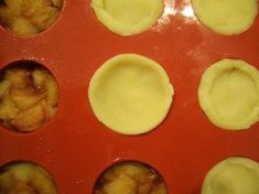 some food that is in a pan on a table and ready to be cooked or baked