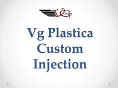 the vg plastica custom injecton logo is shown on a white background