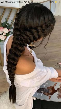 Classy Hairstyles, Braids For Long Hair, Hairstyles For School, Hairstyles For Long Hair, Cute Hair