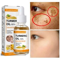 49122793586848 Moisturizing Skin Care, Turmeric Essential Oil, Turmeric Oil, Dark Spots On Face, Brown Spots Removal, Dark Spots On Skin, Remove Dark Spots, Shrink Pores